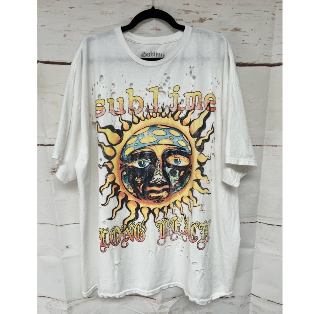 White Sublime Urban Outfitters oversized t-shirt